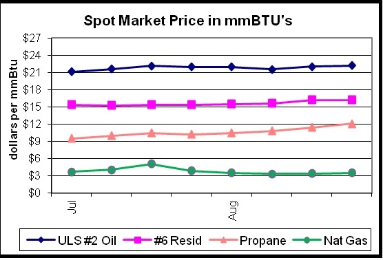 Spot Market Prices 2013