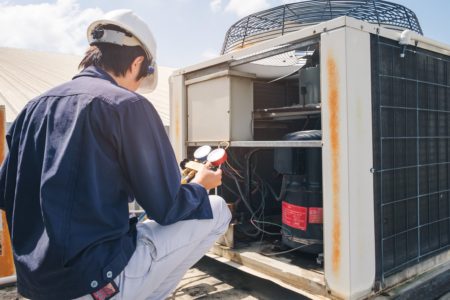 hvac technician fixing system